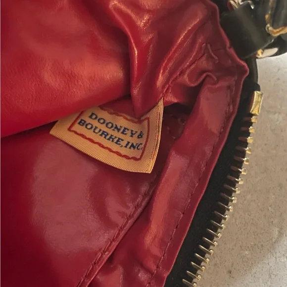 Dooney & Bourke 1975 authentic leather wristlet clutch - Picture 3 of 7